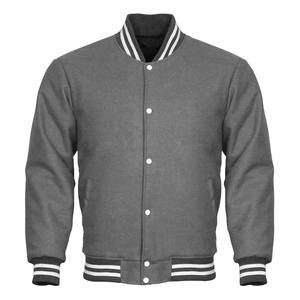 Blouson universitaire en laine et cuir pour homme, personnalisable, imperméable et coupe-vent, idéal pour l'hiver – Vente en gros - Product Image 2