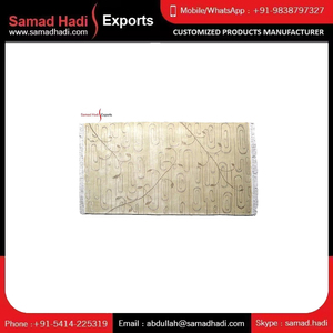 เป็นมิตรกับสิ่งแวดล้อมหรูหราร้อนขายพรมห้องนั่งเล่นขนาดใหญ่ Handcrafted ออกแบบที่ไม่ซ้ํากันปอกระเจามือผูกปมพรมสําหรับขาย - Product Image 4