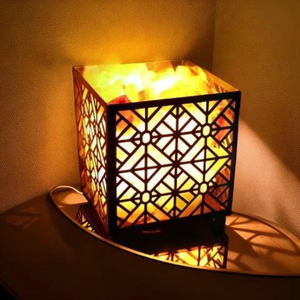 Lampe électrique en sel rose de l'Himalaya naturel pour la décoration intérieure, la salle de massage, la désintoxication de l'air, exportateur de sel de l'Himalaya - Product Image 4