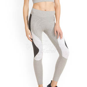 High Quality <b>Women's</b> Yoga <b>Leggings</b> with Custom Logo Solid <b>Pattern</b> Elastic Mid Waist-Reasonably Priced - Product Image 4