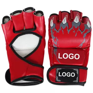 Guantes de MMA para Entrenamiento, Duraderos, de Alta Calidad, Transpirables, de Medio Dedo, a Bajo Precio, Servicios OEM, Venta Caliente, para Hombre - Product Image 1