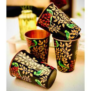 Juego de vasos de vino de cobre de 250ml de alta demanda, calidad India hecha en blanco para sublimación DIY para sublimación - Product Image 1