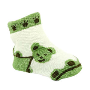 Newborn <b>Booties</b> - Green - Product Image 1