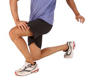 <b>Men's</b> High Street Style Anti-Wrinkle Quick Dry Breathable Eco-Friendly Polyester/Cotton Blend Drawstring Waist Yoga <b>Shorts</b> - Product Image 5