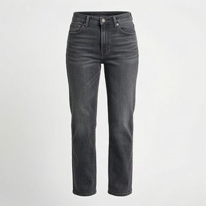 Pantalones Vaqueros de Mezclilla Ajustados de Tiro Alto Casuales para Mujer, Color Personalizado, Estilo Limpio, Cintura Elástica, Transpirables, de Algodón - Product Image 1