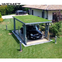 Ascenseur hydraulique personnalisable pour garage souterrain à double étage, élévateur à ciseaux fixe, certification CE ISO, 2500kg-5000kg