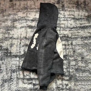 เสื้อฮู้ดแฟชั่นสไตล์สตรีทแวร์มีฮู้ดสำหรับผู้ชายผ้าฝ้าย100% โอเวอร์ไซส์ออกแบบโลโก้ได้ตามต้องการ - Product Image 6