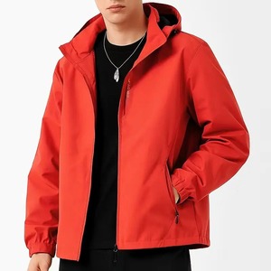Premium Hooded Zipper Snow Jackets Winter OEM Rain Jackets Wholesale Men Waterproof Softshell Jacket Manufacturer - Product Image 1