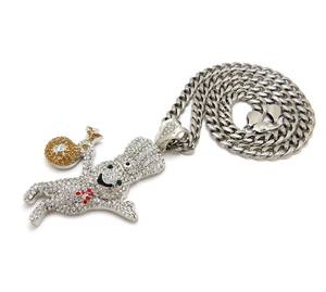 Presentamos Nuestra elegante cadena personalizada con colgante hecho a mano en plata de ley 925 con diamantes cultivados Leb de claridad Vvs - Product Image 3