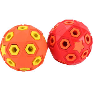 Pelotas para Perros Modernas, Ecológicas y Ligeras, para Masticadores Agresivos, Juguetes de Goma Dura Resistentes, Multifuncionales, Anti-fugas - Product Image 2