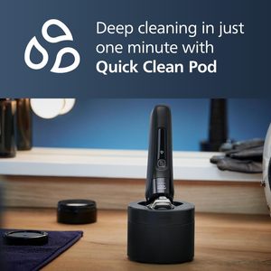 Afeitadora Eléctrica Inalámbrica de Triple Cuchilla, Afeitadora Rotatoria Húmeda y Seca con Recortador Extraíble, Tecnología de Sistema de Afeitado Impermeable IPX7 - Product Image 4