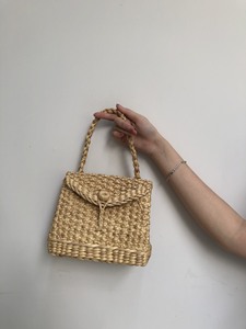 Bolso Tote de Ratán Hecho a Mano con Bordado Floral, Asa Redonda, Tejido Natural, Bolso de Playa para Verano - Product Image 4