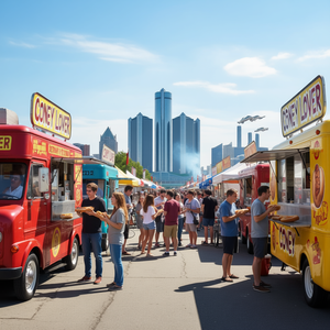 T-shirt Detroit Style Hot Dog Coney Lover per gli appassionati di hot dog e coney - Product Image 2