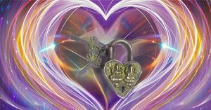 Cadenas en forme de coeur entièrement fonctionnel avec 2 clés serrure de gymnastique serrures à combinaison pour portes boîte à outils bagages école bureau à domicile voyage - Product Image 6