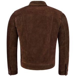Chaqueta de Motocicleta Unisex de Piel de Vaca y Lona de Alta Calidad, Suave, Abrigada para Invierno, Estilo Vintage, Impermeable y Duradera - Product Image 5