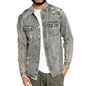Chaqueta vaquera de calidad superior para hombre, venta al por mayor, material duradero hecho a medida, Chaquetas vaqueras de uso informal con estilo a precio barato para hombre - Product Image 3