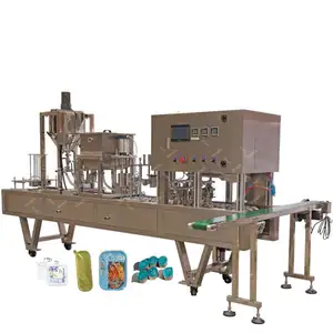 Best Seller Yogurt Cup Filling Sealing Machine For Commercial Use Plastic Cup Filling Sealing Machine