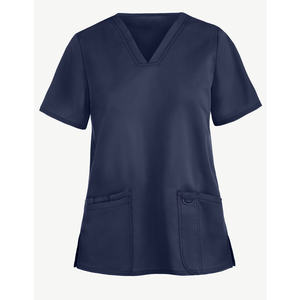 Women Scrub Uniform 4 Way Stretch <b>Tunic</b> Elastic Waist Jogger Pant Nurse Custom Logo Medical Hospital Wholesale Price Scrub Set - Product Image 6