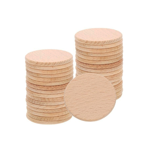 Venta al por mayor 2,5mm sin terminar DIY rebanadas de madera en blanco MDF arte artesanía tableros para manualidades cajas y carteles de pared accesorios de rebanadas de madera - Product Image 1