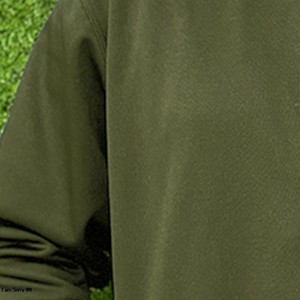 Veste d'hiver pour homme OEM, col montant personnalisé, poignets ajustables, coupe-vent fonctionnel et élégant, fermeture éclair intégrale, toile - Product Image 3