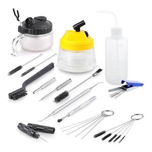 Pot de nettoyage pour aérographe en verre LinhaivetA, pot de lavage pour pistolet à air comprimé pour l'art des ongles/le maquillage/le tatouage - Product Image 4