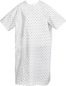 Venta al por mayor 100% poliéster Hospital uniformes hombres y mujeres impreso paciente vestidos de longitud completa-calidad de exportación - Product Image 6