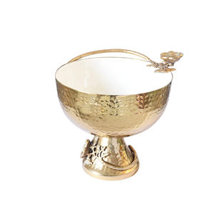 Eco-Friendly Modern Home Dining Table Decorative Serving Bowl Handmade Made Of Gold Metal Wire Bowl <b>Sweet</b> Dessert Bowl On-Sale - Product Image 1