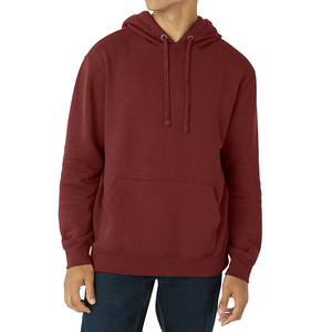 Sweat à capuche pull lourd de haute qualité pour hommes 500gsm 100% coton éponge française conception d'épaule goutte sans cordes capuche surdimensionnée - Product Image 1