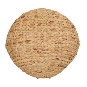Handwoven Water Hyacinth Wicker <b>Basket</b> with Handles Handmade Storage <b>Basket</b> Wholesale eco-friendly Made by VgreenArt in Vietnam - Product Image 4