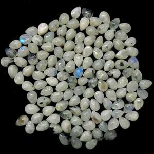 Lote de 10 piedras preciosas de cabujón llamativo azul de labradorita natural, piedras sueltas de forma mixta para la fabricación de joyas - Product Image 2
