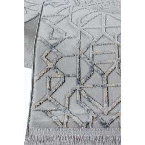 Alfombra Moderna Azul Netline Home Depot Gallery A0242, 60% Viscosa, 40% Acrílico, No Desprende Pelusa, Fácil de Limpiar, Duradera - Product Image 3