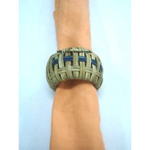 Portarrollos de Papel de Diseño Ovalado de Cristal Multiusos, Anillos para Servilletas Reutilizables para Hotel y Restaurante - Product Image 2