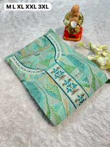 Elegant Look Premium Collection New Variety Beautiful Chinon And Viscose Digital Print <b>Kurti</b> Manufacturer From Surati - Product Image 4