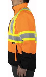 เสื้อแจ็กเก็ตนิรภัยรถจักรยานยนต์แบบนิ่มมองเห็นได้ชัดเจนสำหรับฤดูหนาวคุณสมบัติกันน้ำและสะท้อนแสง - Product Image 6