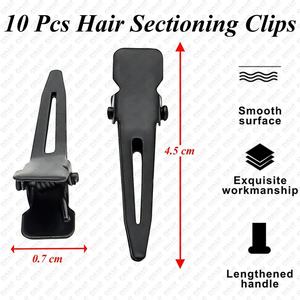 Kit de herramientas de extensión de cabello negro mate, conjunto de alicates de extensión de cabello con Micro Nano Ring Loop, con logotipo personalizado de aguja, venta al por mayor - Product Image 4