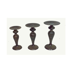 Bougeoir en métal et aluminium pour 5 bougies sans bougie de sol pour restaurant Noël Mariage Décorations pour la maison Bougies chauffe-plat - Product Image 6