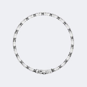 Bracelet tennis en diamants ronds 8,50 carats total, or 14 carats, diamants de laboratoire couleur D, serti pavé, bijoux à maillons brillants pour femme - Product Image 6