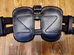 Sangle de cheval en cuir de qualité supérieure Conception réglable durable Équipement équestre à ajustement confortable pour l'équitation et l'entraînement - Product Image 2