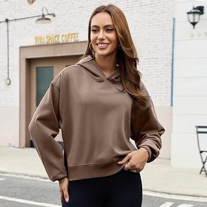 เสื้อฮู้ดถักลายปักตัวอักษร 3 มิติ สไตล์ฮิปฮอปสำหรับผู้หญิง - Product Image 4