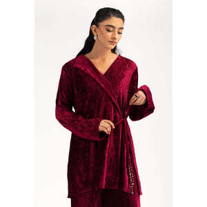 Ensemble coordonné IPST-55164 en velours froissé pour l'hiver - Élégant et stylé - Product Image 5