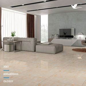 Azulejo de pared de baño de cerámica marrón brillante de gran formato barato de alta calidad nuevo modelo esmaltado global nuevos productos - Product Image 2