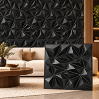 Panneaux muraux 3D en PVC insonorisés, décoratifs, effet diamant, 30 x 30 cm, pour salon, commerce et usage domestique