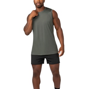 เสื้อกล้ามทรงสลิมฟิต ผ้ายืดคุณภาพสูง ใส่สบายสำหรับฤดูร้อน  รับสกรีนโลโก้ เสื้อวิ่งแขนกุดสำหรับผู้ชาย ลดราคาพิเศษ - Product Image 4