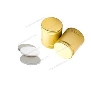 Joint torique stratifié Saranex doublure vin 30 60mm vis bouchons en aluminium - Product Image 1