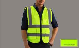 เสื้อกั๊กแถบสะท้อนแสงสีเหลืองสำหรับผู้ชายและผู้หญิงเสื้อกั๊กเพื่อความปลอดภัยใน2025เสื้อกั๊กก่อสร้างแบบปรับแต่งได้ - Product Image 2