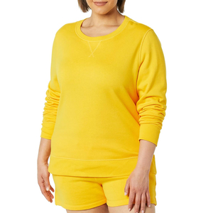 Sudadera de Punto Personalizada para Mujer, Estilo Urbano, Secado Rápido, Cuello Redondo, Invierno, Servicio OEM, Calidad Superior, 100% - Product Image 1