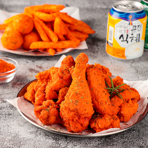 Mckeith Spicy Rich Red Cheese Flavor Seasoning Powder Popular Korean Fried Chicken Dust Ready <strong>Eat</strong> for Global Snack Shop - Product Image 4