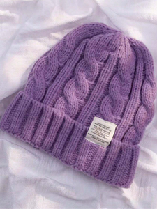 หมวกบีนนี่แจ็คการ์ดใส่ได้ทั้งชายและหญิงสำหรับฤดูใบไม้ร่วงฤดูหนาว - Product Image 5