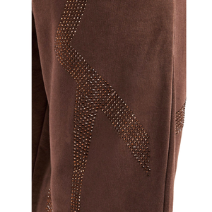 Chándales duraderos transpirables de Chocolate con capucha estilo cremallera personalizados para invierno, ropa informal a precio razonable - Product Image 6
