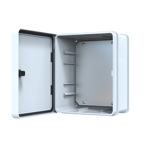White Injection Molded ABS <b>Plastic</b> <b>Enclosure</b> 250x300x145 mm IP65 Wall Mounted Panel Mounting Plate Waterproof Distribution Box - Product Image 1